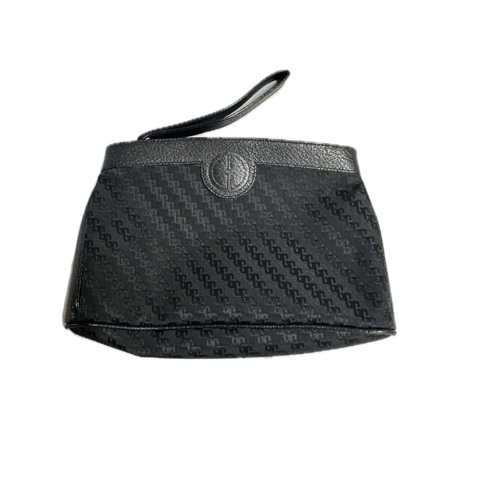 Vintage Gucci GG Micro Monogram Signature Print Clutch